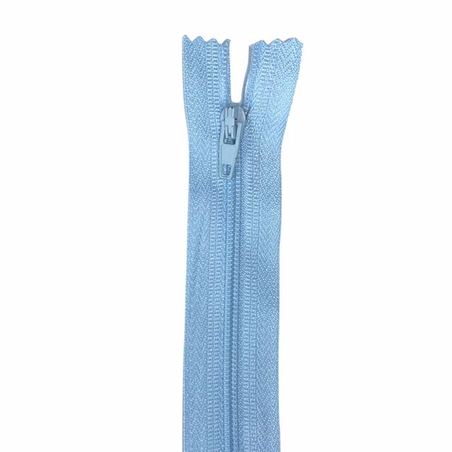 Blue nylon zip