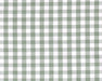Sage polycotton gingham, 1/4 inch checks