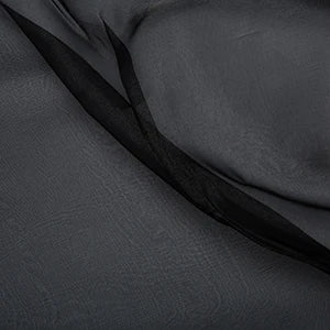 Chinese Crystal Organza - Black