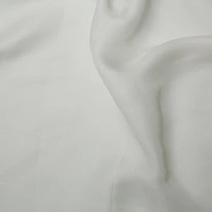 Plain Polyester Silky Satin - Ivory