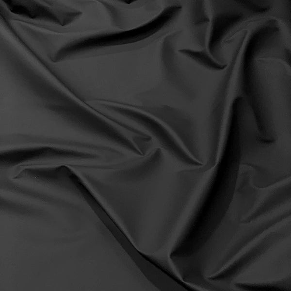 Water-Repellent Rubber PU Plains - Dark Grey