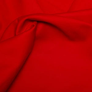 Close-up of red fabric with folds