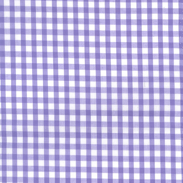 Gingham Polycotton Lilac 1/8”