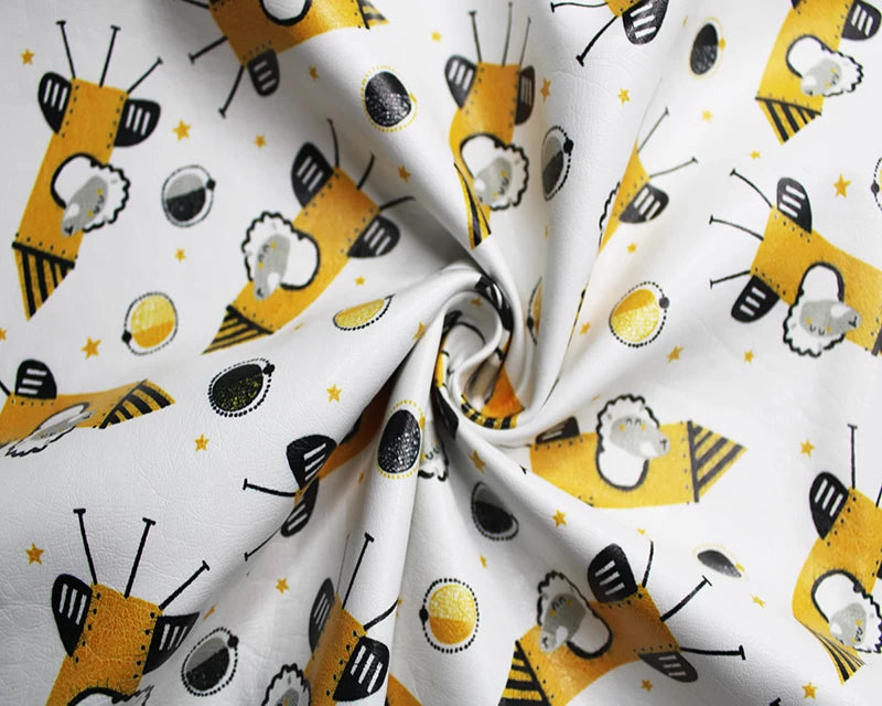 Space Sheep Printed Leatherette