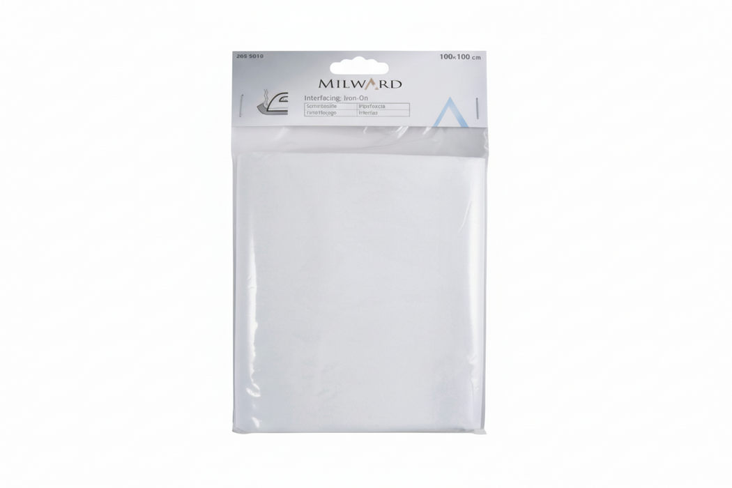 Package of interfacing with Milward branding on a white background