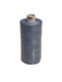 Spool of blue thread on a white background