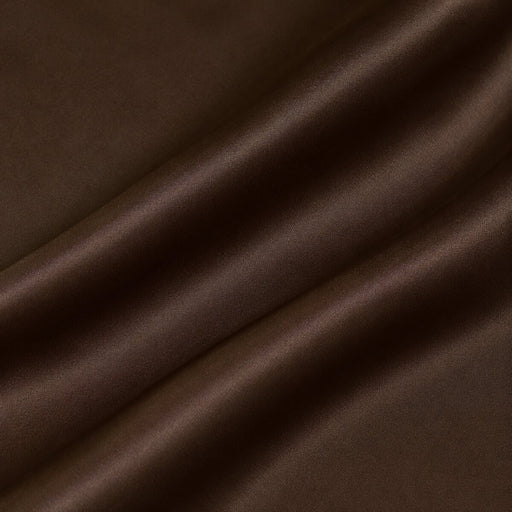 Plain Polyester Satin - Brown