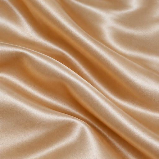 Plain Polyester Satin - Gold