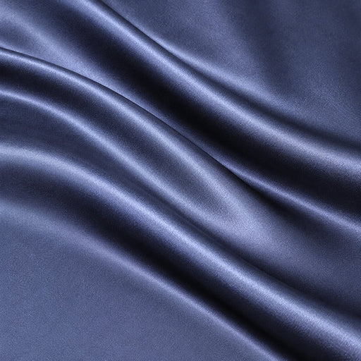 Plain Polyester Satin - Navy