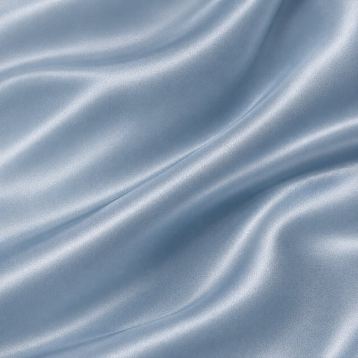 Plain Polyester Satin - Pale Blue