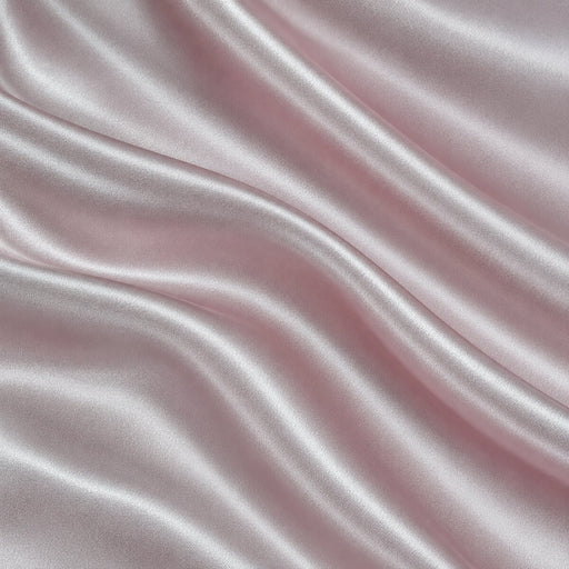 Plain Polyester Satin - Pale Pink