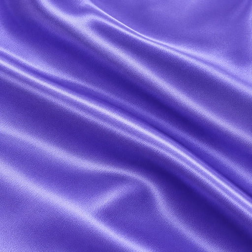 Plain Polyester Satin - Purple