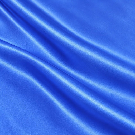 Plain Polyester Satin - Royal Blue