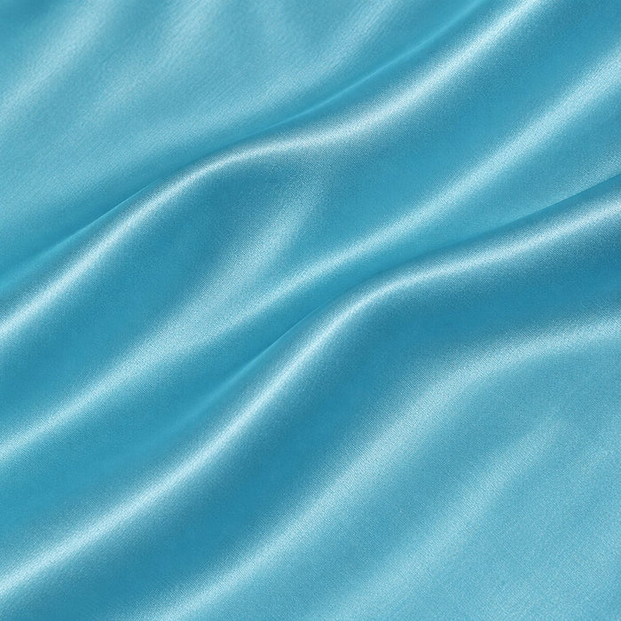Plain Polyester Satin - Turquoise