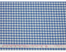 Sky blue polycotton gingham, 1/8 inch checks