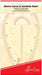 Sleeve Curve & Armhole Ruler by Sew Easy on a beige background with red border