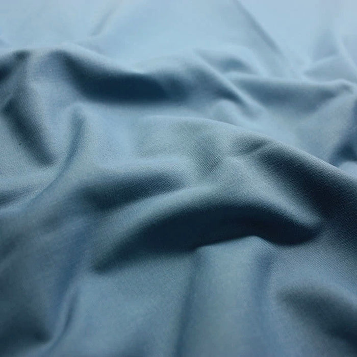 Airforce plain polycotton fabric