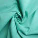 Aqua plain polycotton fabric