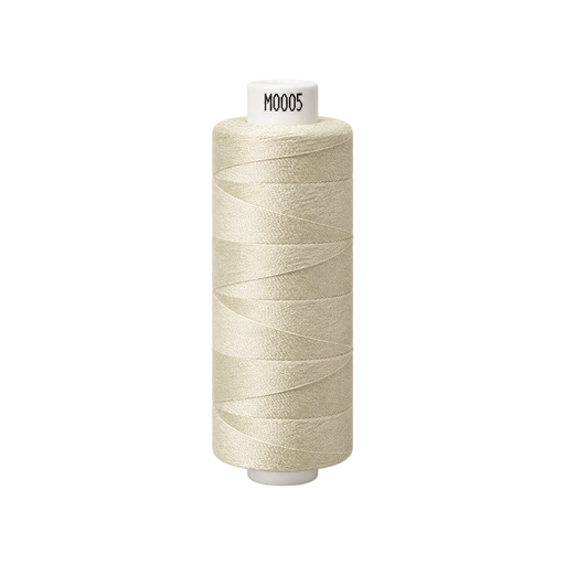 Coats Moon Spun Polyester Thread – Pale Yellow (M0005), 1000 Yard Reel – upright thread reel