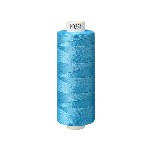 Coats Moon Spun Polyester Thread – Aqua (M0224), 1000 Yard Reel – upright thread reel