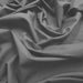 Dark grey plain polycotton fabric