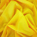 Flo yellow plain polycotton fabric