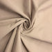 Mushroom plain polycotton fabric