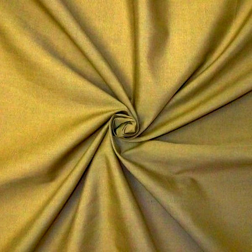 Mustard plain polycotton fabric