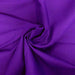 Purple plain polycotton fabric
