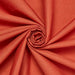 Rust plain polycotton fabric