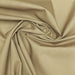 Taupe plain polycotton fabric