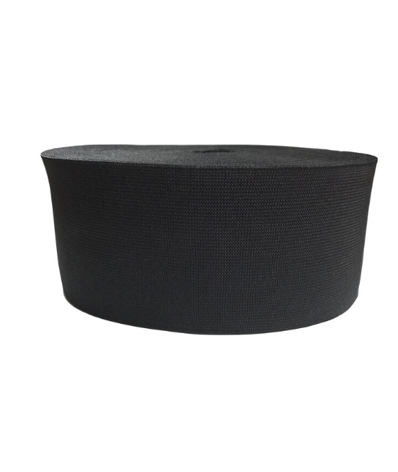 Woven Elastic Tape – Black or White, 7mm to 75mm