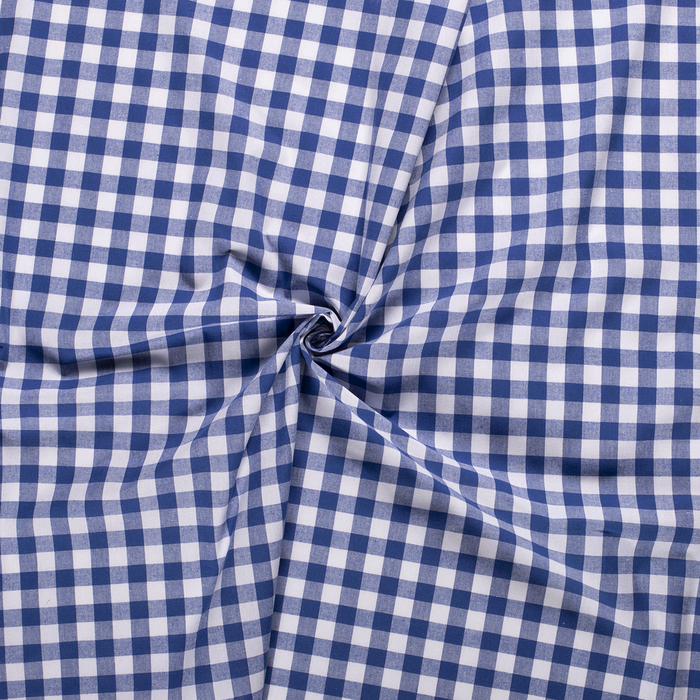 Gingham Blue 1/4” Checks