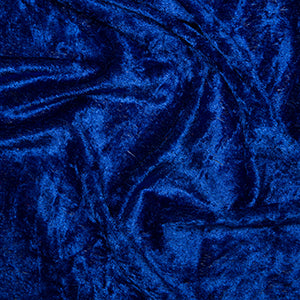 Crushed Velvet - Royal Blue