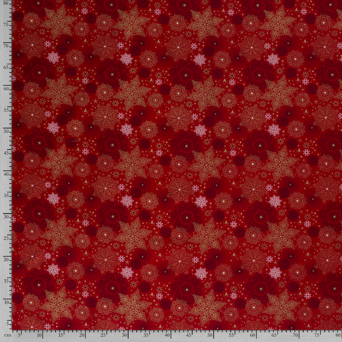 Christmas Stars Red