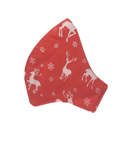 Christmas Reindeer Face Mask