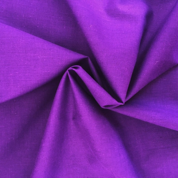 Plain Polycotton - Purple