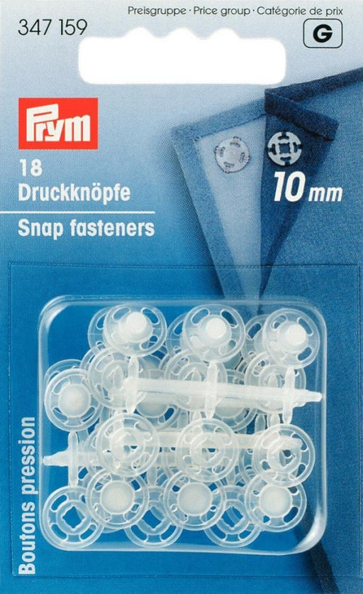 Sew-On Square Plastic Snap Fasteners