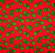 Festive holly leaves and berries