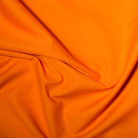 Plain Polycotton - Tangerine