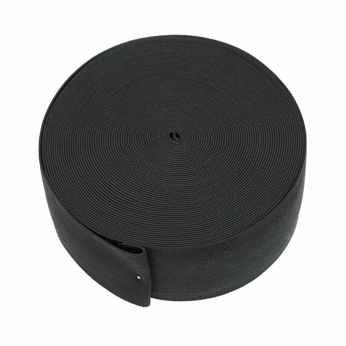 Woven Elastic Tape – Black or White, 7mm to 75mm