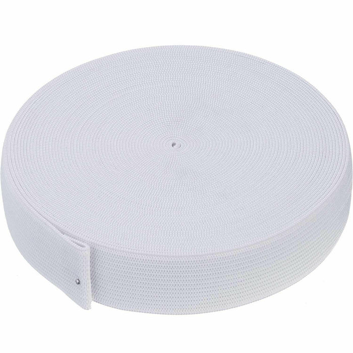 Woven Elastic Tape – Black or White, 7mm to 75mm